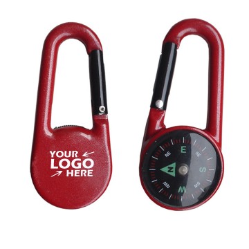 Small Pocket Magnetic Compass Keychain 